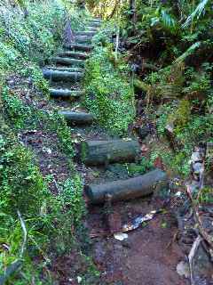 Fort de Basse Valle - Sentier GR R2 - Marches