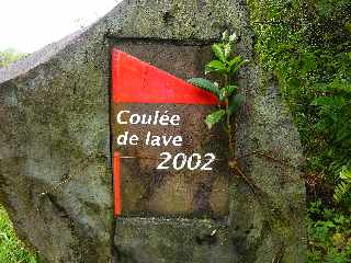 Grand Brûlé - Route des laves - Coulée 2002