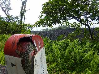 Grand Brl - Route des laves - Borne kilomtrique