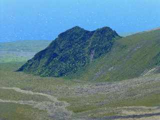 Nez Coup de Ste-Rose - Vue sur le Piton de Crac