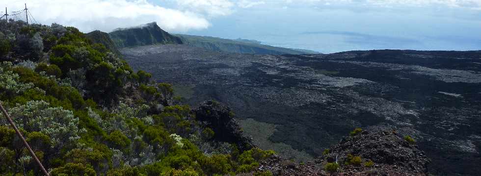 Sentier du Nez Coup de Ste-Rose - Piton de Partage - Vue vers le Nez Coup