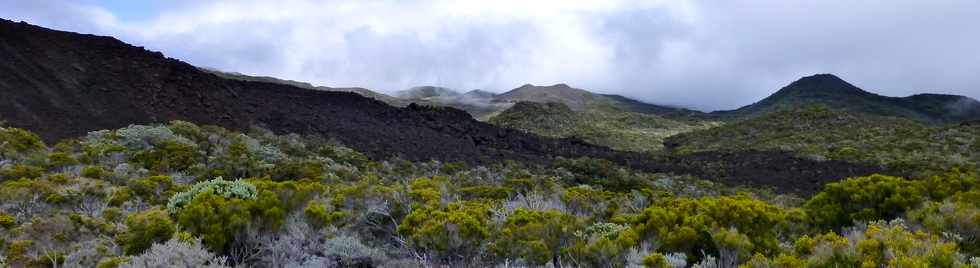 31 octobre 2014 - Massif du Piton de la Fournaise - Sentier du Rempart de la Rivire de l'Est - Piton de scories 400 ans