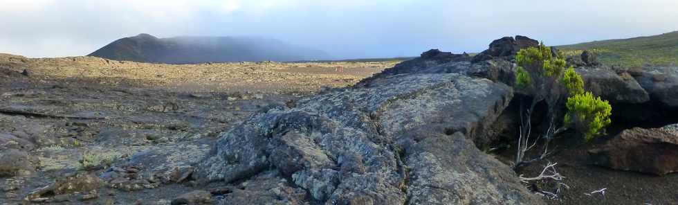 11 fvrier 2015 - Massif du Piton de la Fournaise - Entre Piton Rouge et parking Foc-Foc - Cratres Aubert de la Re et Chisny