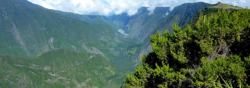 23 mai 2015 - Massif de la Fournaise - Nez de Boeuf - Vue sur la rivière des Remparts