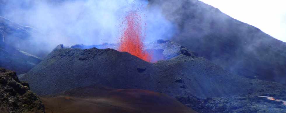 30 octobre 2015 - Piton de la Fournaise - Reprise de l'ruption - Piton Kalla et Pl