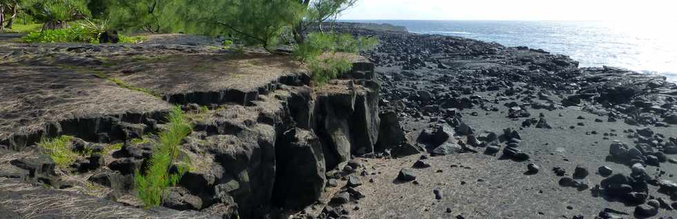 3 mars 2016 - St-Philippe - Puits arabe - Pointe de la Table - Coule mars 1986