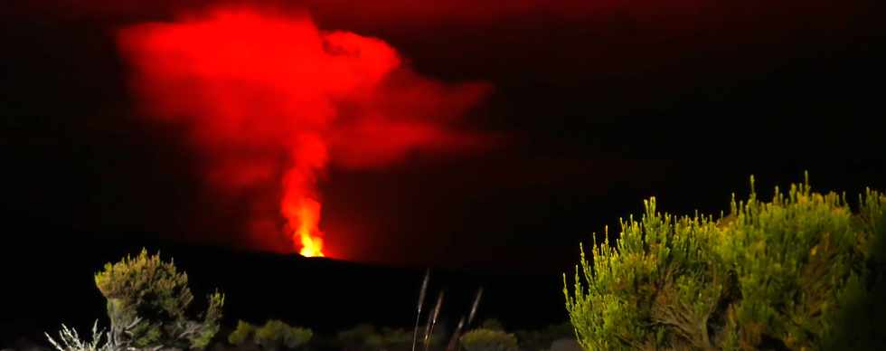 2 fvrier 2017 - Piton de la Fournaise - Eruption du 31 janvier 2017 -  Vue Piton Hubert