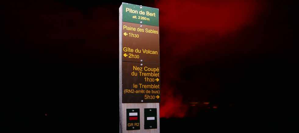 2 février 2017 - Piton de la Fournaise - Eruption du 31 janvier 2017 -  Sentier du Piton de Bert
