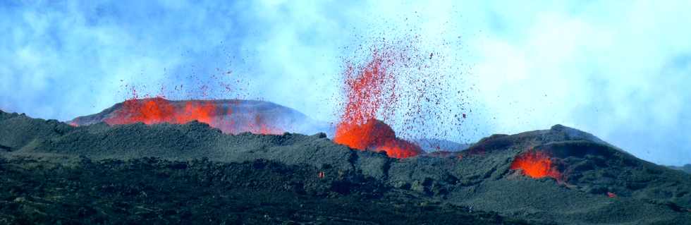 14 juillet 2017 - Ile de la Runion - Eruption du Piton de la Fournaise