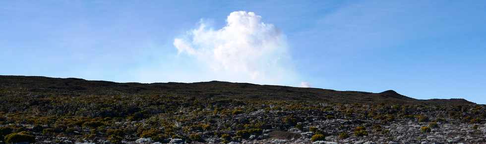 14 juillet 2017 - Ile de la Réunion - Eruption au Piton de la Fournaise - Parking Foc Foc