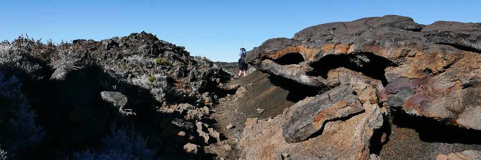 14 juillet 2017 - Ile de la Runion - Eruption au Piton de la Fournaise -  Sentier du Piton de Bert -