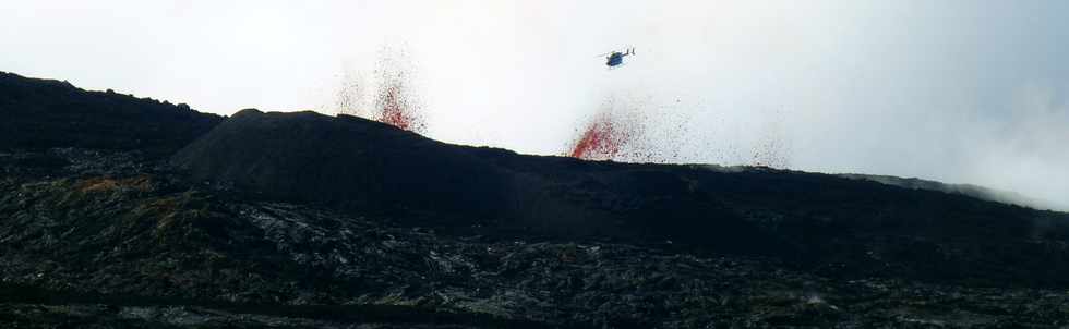 14 juillet 2017 - Ile de la Runion - Eruption au Piton de la Fournaise -  Sentier du Piton de Bert -