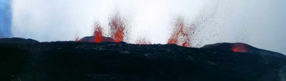 14 juillet 2017 - Ile de la Runion - Eruption au Piton de la Fournaise -  Sentier du Piton de Bert -