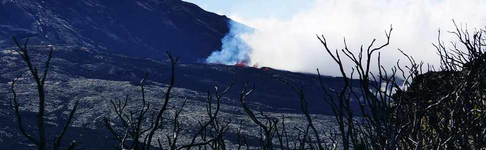 14 juillet 2017 - Ile de la Runion - Eruption au Piton de la Fournaise -  Sentier du Piton de Bert -