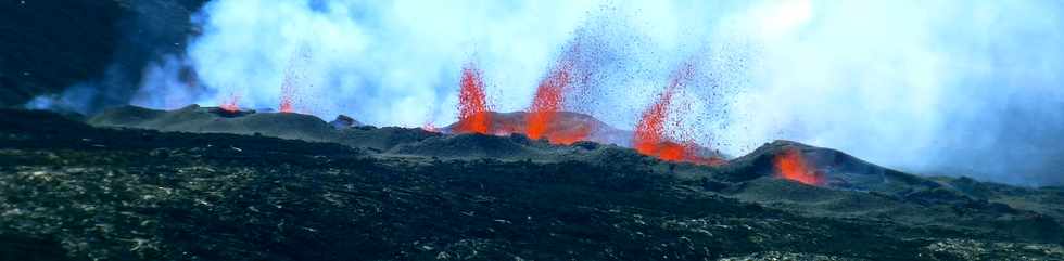 14 juillet 2017 - Ile de la Runion - Eruption au Piton de la Fournaise -  Sentier du Piton de Bert -