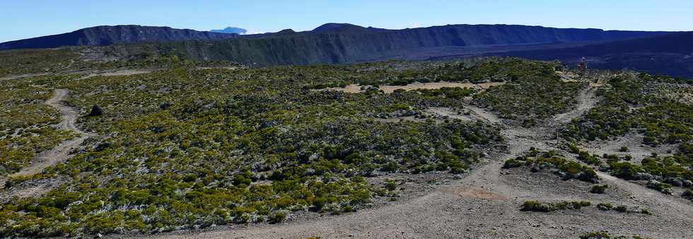 14 juillet 2017 - Ile de la Runion - Eruption au Piton de la Fournaise - Vue depuis le Piton de Bert