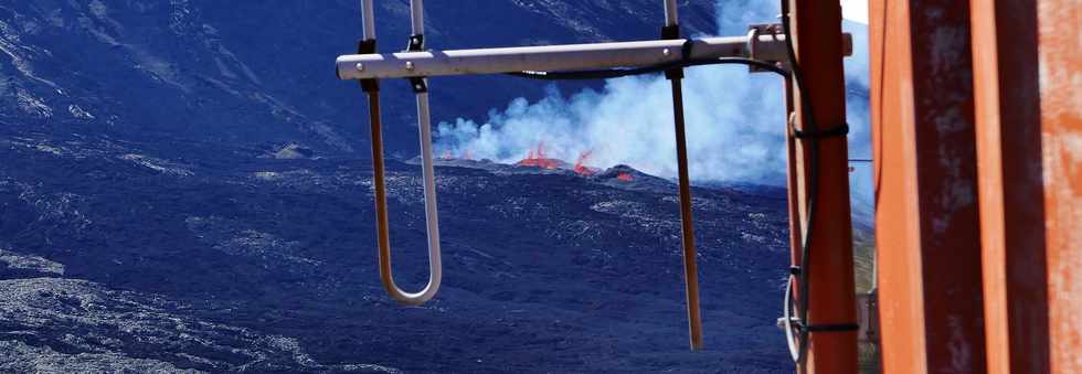 14 juillet 2017 - Ile de la Runion - Eruption au Piton de la Fournaise - Vue depuis le Piton de Bert