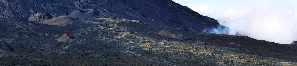 14 juillet 2017 - Ile de la Runion - Eruption au Piton de la Fournaise - Sentier du Piton de Bert - Retour vers le parking Foc Foc  -