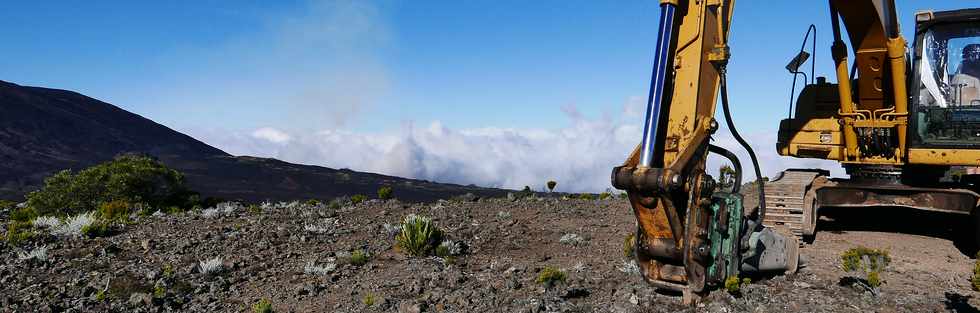 14 juillet 2017 - Ile de la Runion - Eruption au Piton de la Fournaise - Sentier du Piton de Bert - Retour vers le parking Foc Foc  -