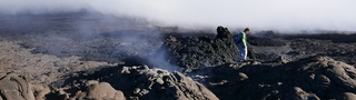 15 aot 2018 - Piton de la Fournaise - Vue sur la coule du 13 juillet 2018