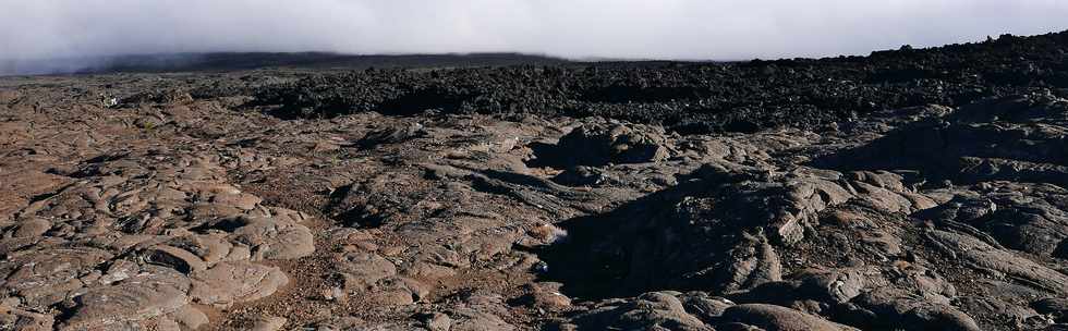 15 aot 2018 - Massif du Piton de la Fournaise - Enclos Fouqu -  Bretelle Rivals - Josmont  - Arrive  la coule du 13 juillet 2018