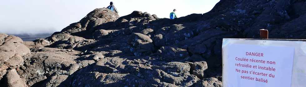 15 aot 2018 - Massif du Piton de la Fournaise - Enclos Fouqu -  Contournement de la coule du 13 juillet 2018