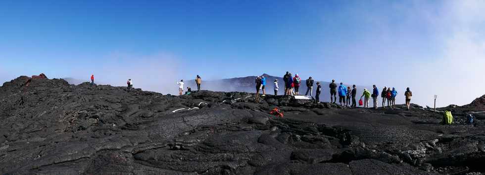 15 aot 2018 - Piton de la Fournaise - Plateforme d'observation du cratre Dolomieu