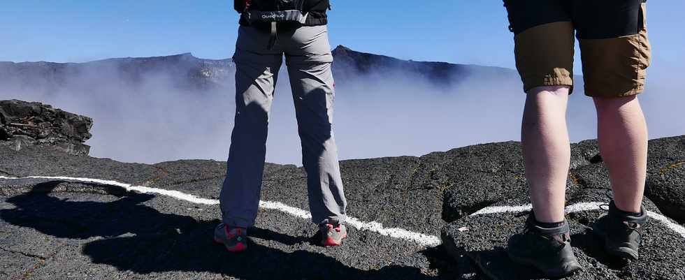 15 aot 2018 - Piton de la Fournaise - Plateforme d'observation du cratre Dolomieu