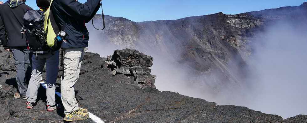 15 aot 2018 - Piton de la Fournaise - Plateforme d'observation du cratre Dolomieu