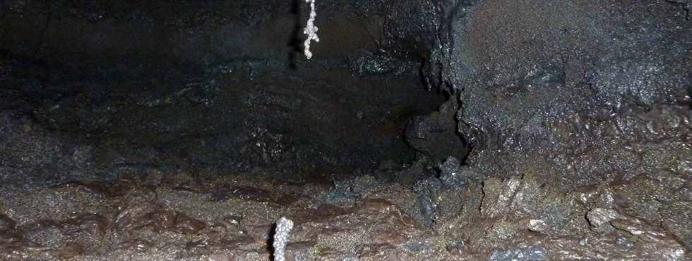 Dans les tunnels de lave de la coulée 2004