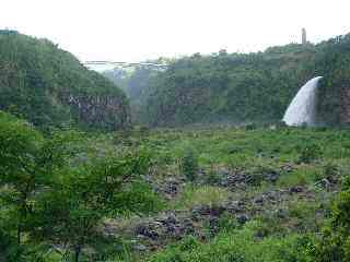 Bras de la Plaine, cascade de l'usine hydrolectrique