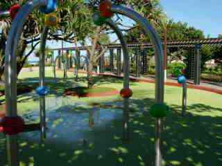 Zone pour les enfants - jardins de la plage