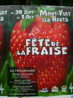 Fte de la fraise  Mont Vert