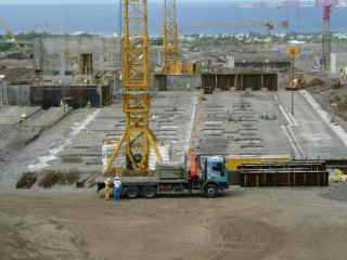 Construction du Centre commercial Plein Sud