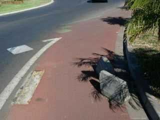 Plots sur la piste cyclable