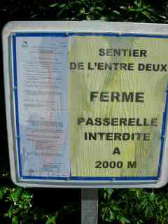 Sentier ferm