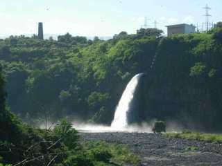 Chute d'eau de l'usine