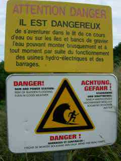 Panneau danger