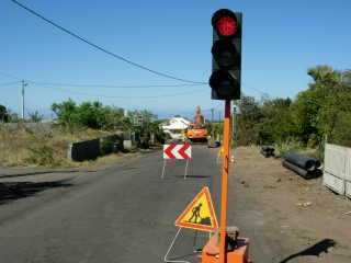 Travaux chemin Badamier