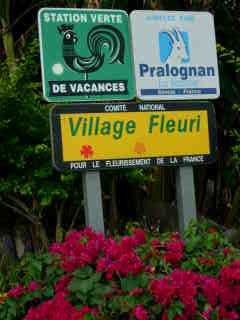 Village fleuri