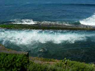 Pointe du Diable, beach-rock