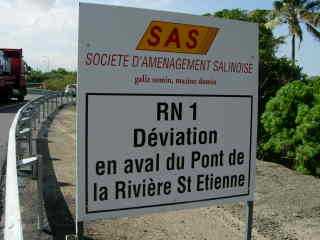 Rfection du radier de la rivire St-Etienne