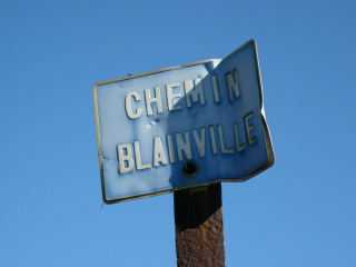 Pancarte Chemin Blainville (mai 2007)