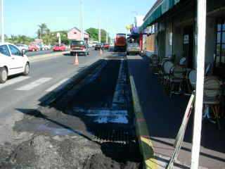 Travaux piste cyclable