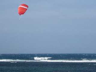 Cerf-volant sur le lagon