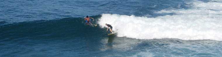 Surfers  la Pointe du Diable