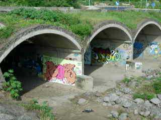 Pont sur la ravine Blanche