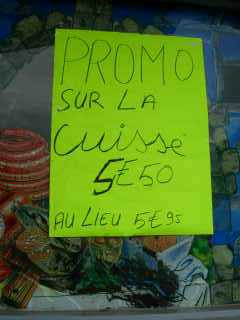 Promo sur la cuisse