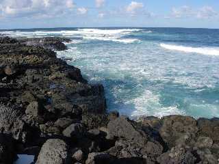 Ravine Blanche, front de mer