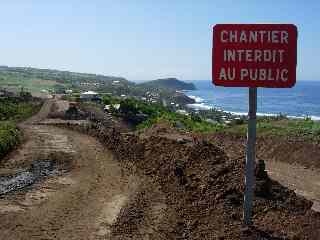 Travaux de la dviation de Grands Bois